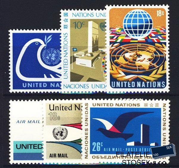 OSN USA známky Mi 269-74