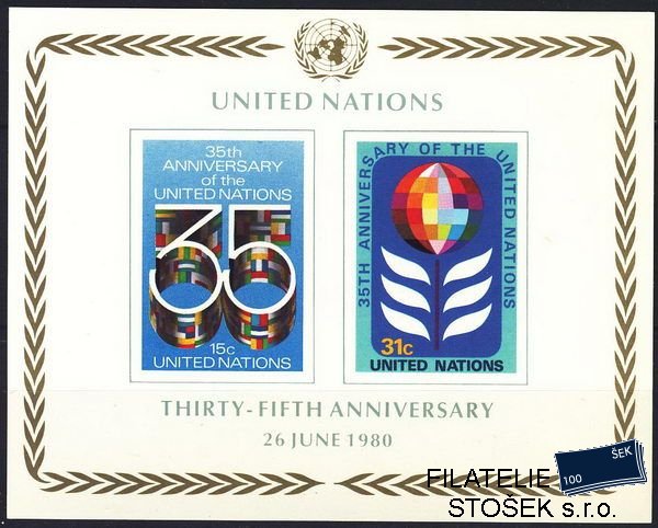 OSN USA známky Mi Blok 7