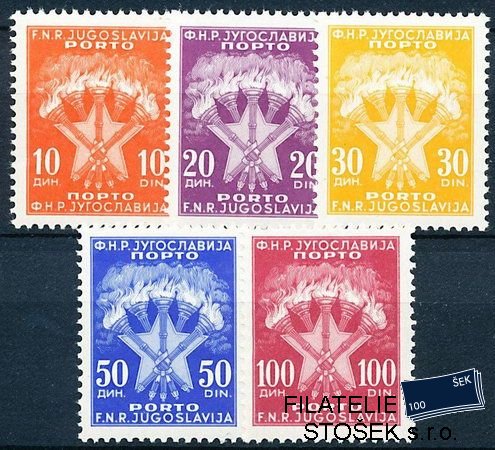 Jugoslávie známky Mi P 108-12