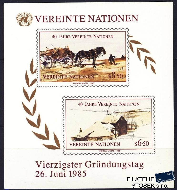 OSN Rakousko známky Mi Blok 2