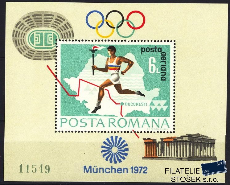 Rumunsko známky Mi Bl.93