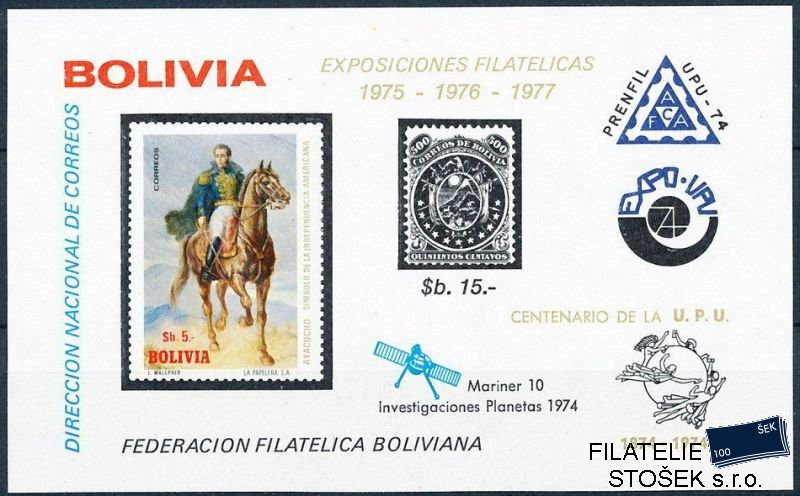 Bolívie známky Mi Bl.55