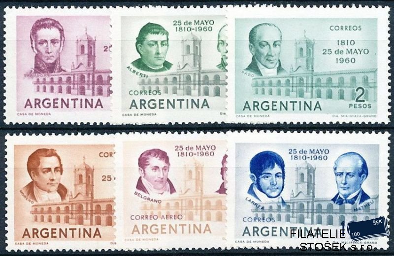 Argentina známky Mi 0723-8