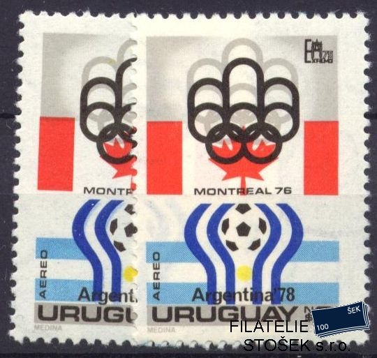 Uruguay známky Mi 1369+72