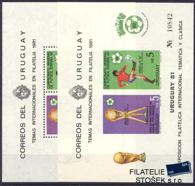 Uruguay známky Mi Bl.51A+B
