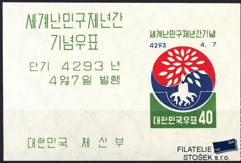 Korea Jižní známky Mi Bl.143
