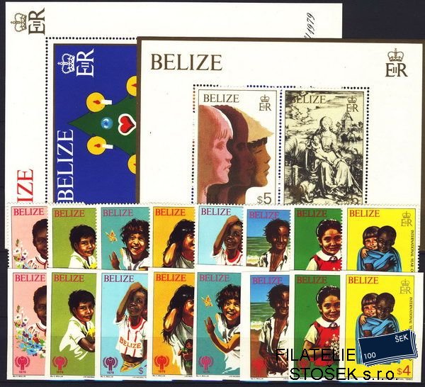 Belize známky Mi 0475-82 A+B + BL. 16-17