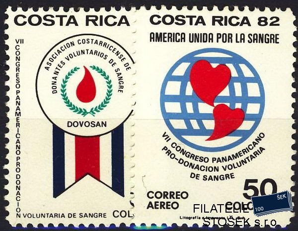 Costa Rica známky Mi 1184-5
