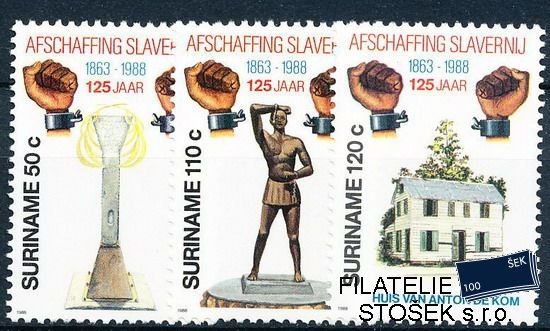 Surinam známky Mi 1268-70