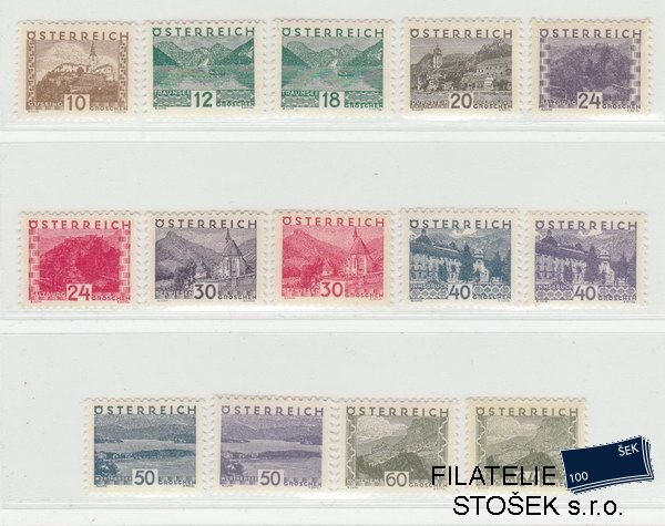 Rakousko známky 530-43