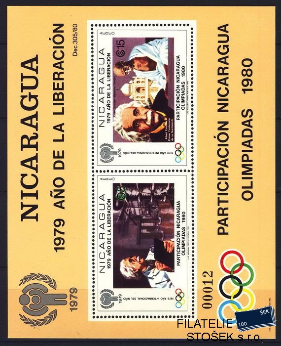 Nicaragua známky Mi Bl. 113