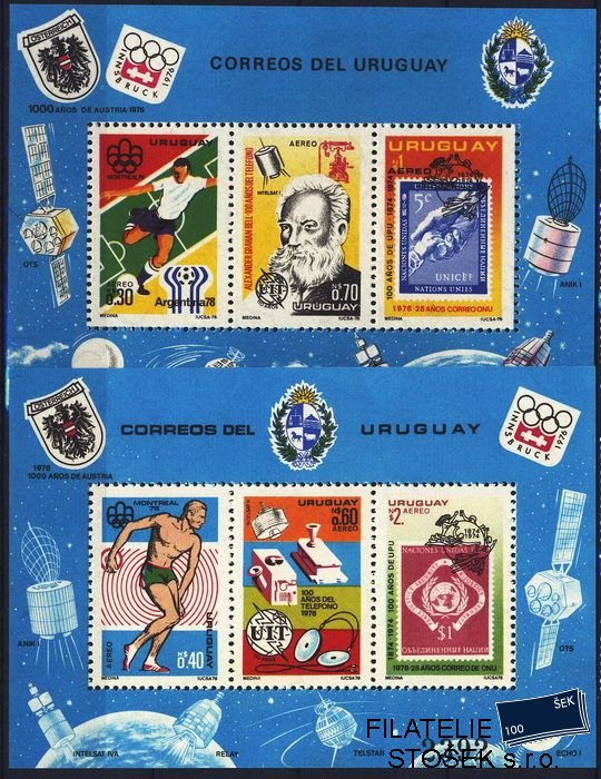 Uruguay známky Mi Bl. 29-30