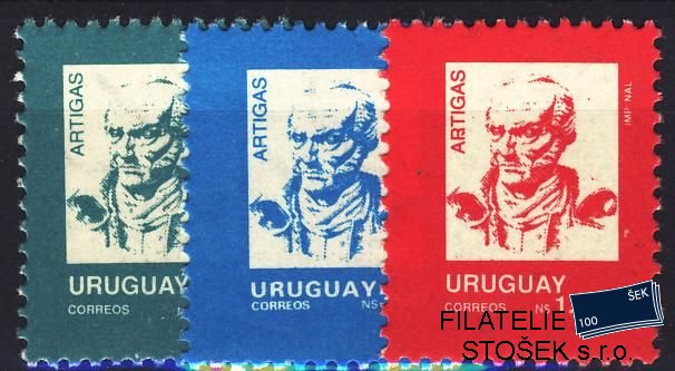 Uruguay známky Mi 1861-3