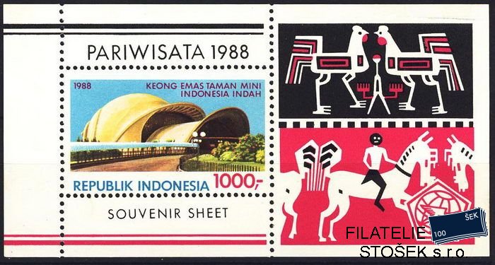 Indonésie známky Mi Bl. 64 A