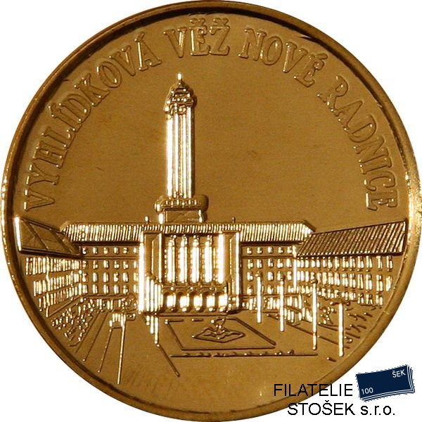Pamětní medaile Nová radnice Ostrava 71