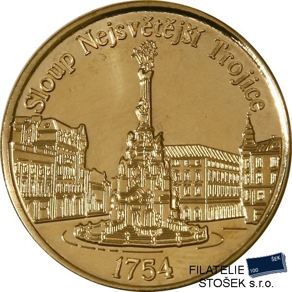 Pamětní medaile Olomouc - sloup nejsvětější trojice 82