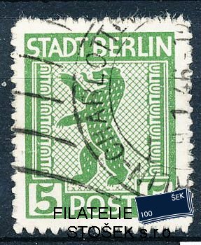Sovětská Zóna-Berlín  známky Mi 001 B