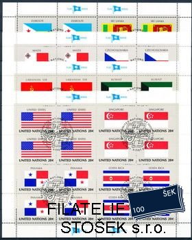 OSN USA známky Mi 373-88 tiskové listy