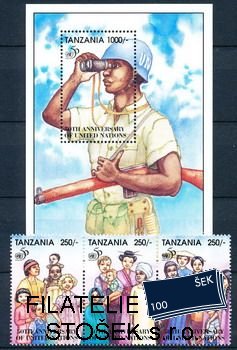 Tanzania známky Mi 2100-2102St+Bl.289
