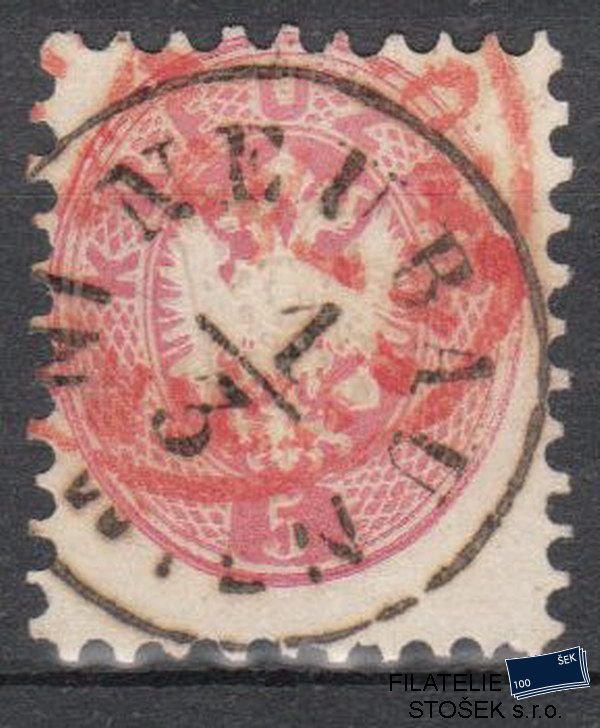 Rakousko známky 32 červené