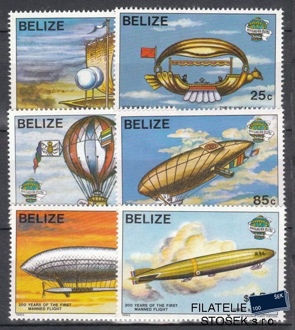Belize známky Mi 702-7