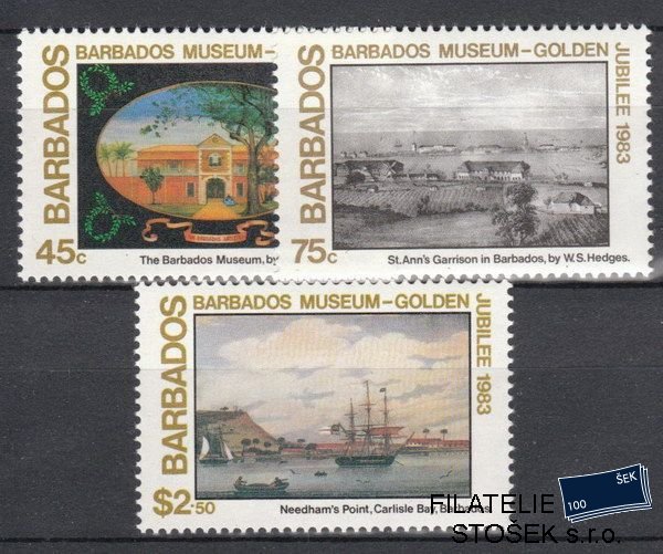 Barbados známky Mi 594-96