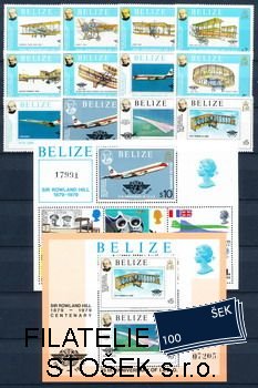 Belize známky Mi 420-31+Bl.8-9