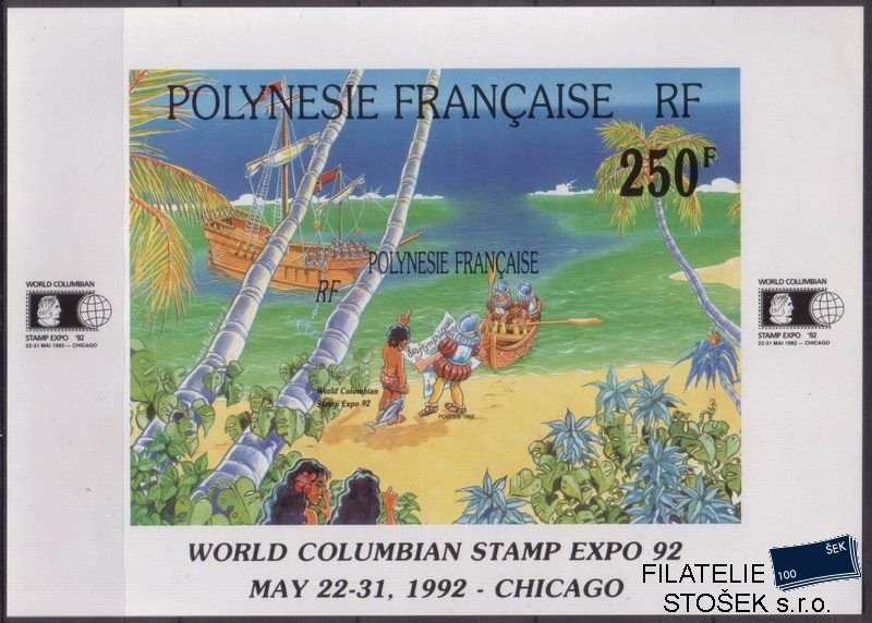 Polynésie známky Mi Bl.20