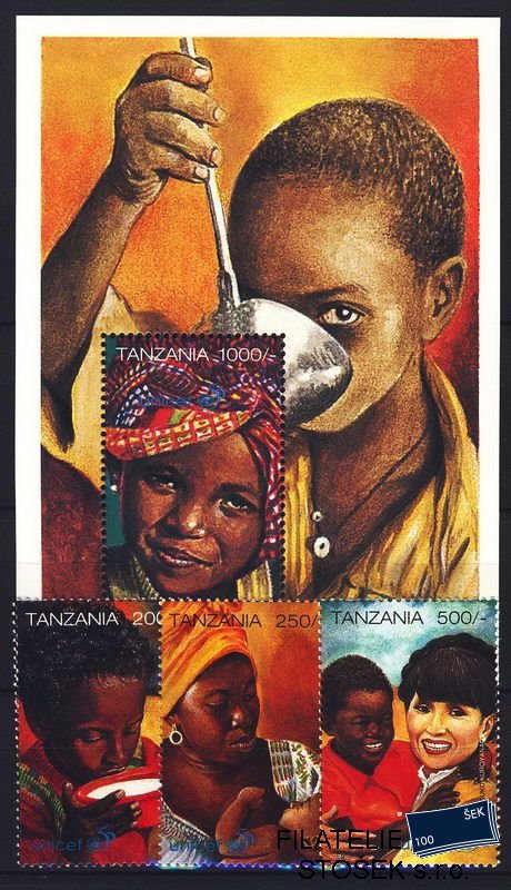 Tanzania známky Mi 2458-60 + Bl. 338