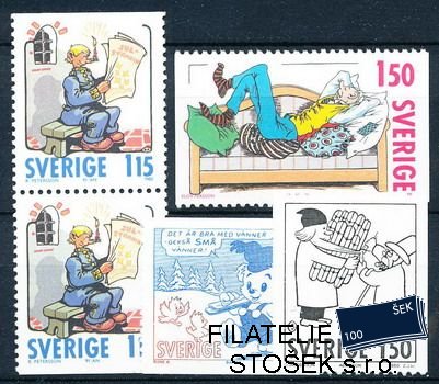 Švédsko známky Mi 1124-7 