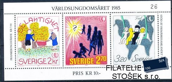 Švédsko známky Mi Bl.13