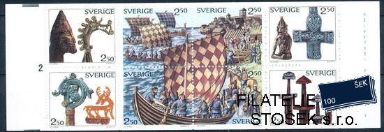 Švédsko známky Mi 1592-9 MH