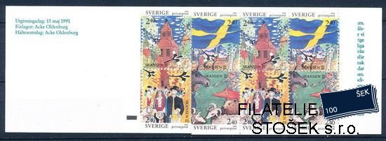 Švédsko známky Mi 1668-71 MH