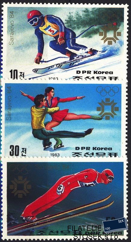 Korea sev. známky Mi 2387-9