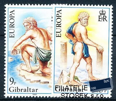 Gibraltar známky Mi 0416-7