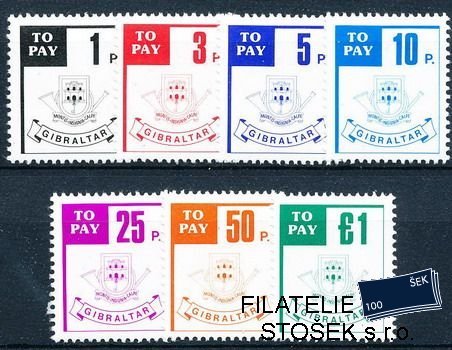 Gibraltar známky Mi P 13-19