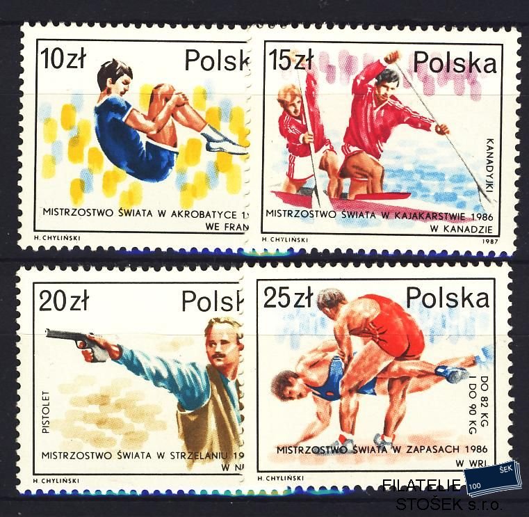 Polsko známky Mi 3118-21