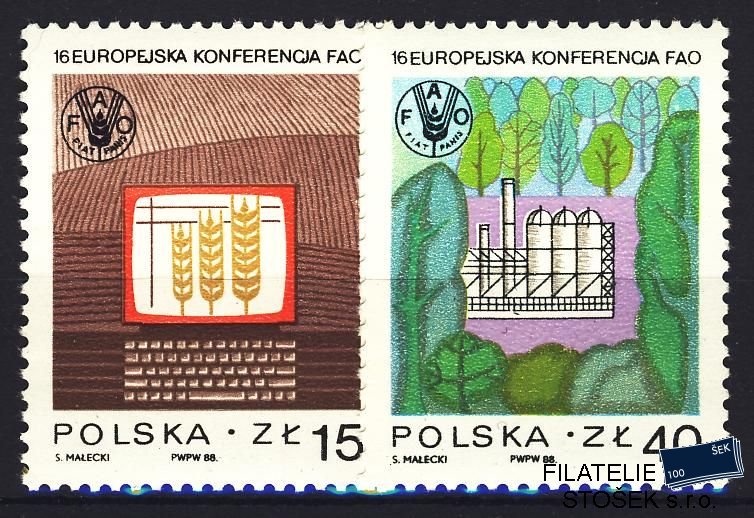 Polsko známky Mi 3156-7