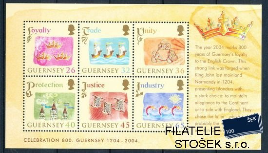 Guernsey známky Mi Bl.37