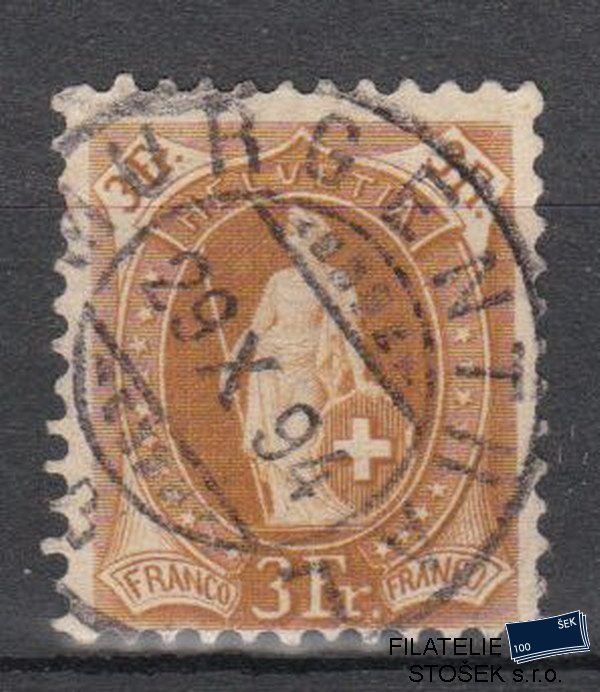 Švýcarsko známky 64A