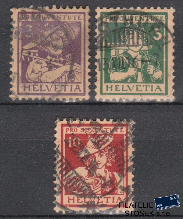Švýcarsko známky 130-33