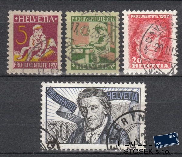 Švýcarsko známky 222-25