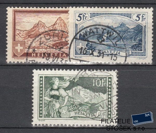 Švýcarsko známky 226-28