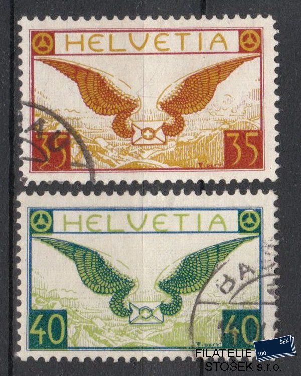 Švýcarsko známky 233-34z