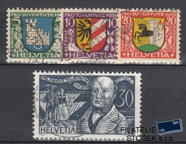 Švýcarsko známky 241-44