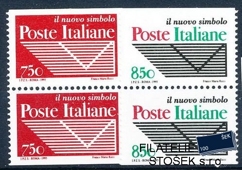 Itálie známky Mi 2413-4 spojky