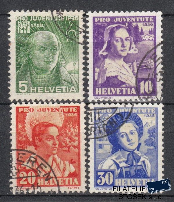 Švýcarsko známky 306-9