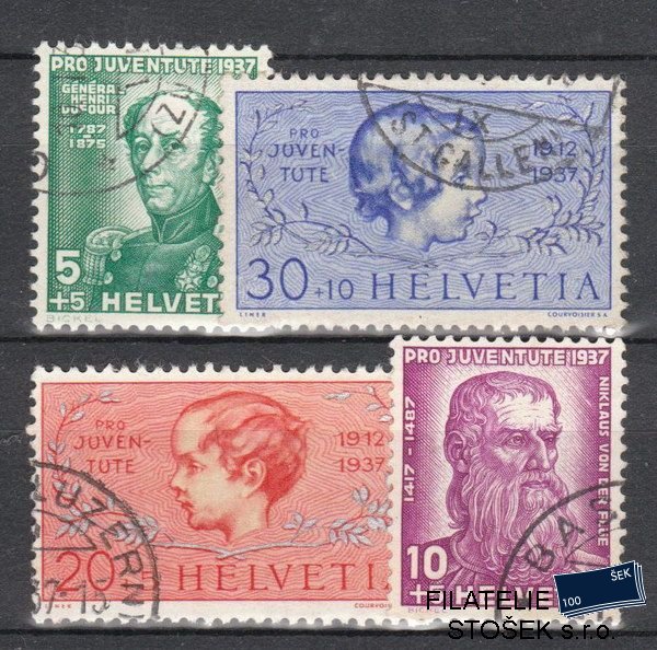 Švýcarsko známky 314-17