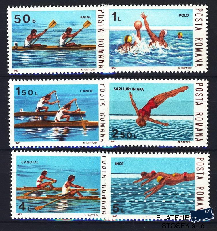 Rumunsko známky Mi 3972-7