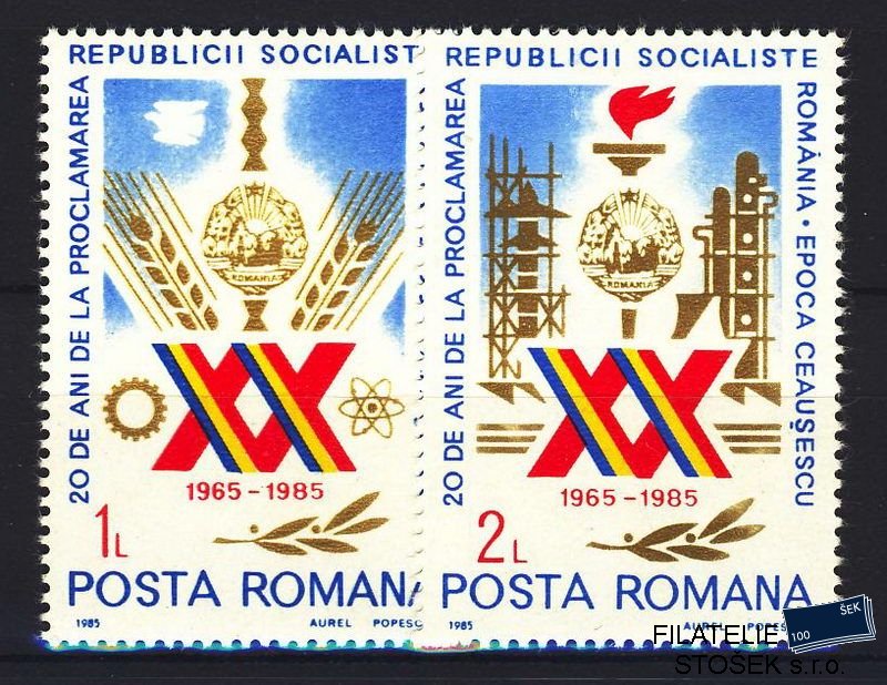 Rumunsko známky Mi 4169-70
